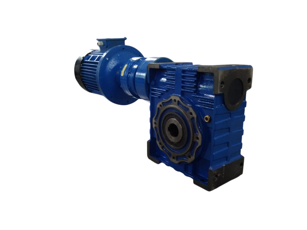 HELIWORM GEARED MOTOR HOLLOW OUTPUT